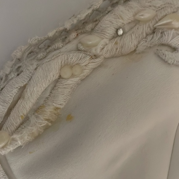 Galia Lahav Angelina Wedding Dress Size 4 and Reem Acra Cathedral Veil *READ* - Picture 12 of 17